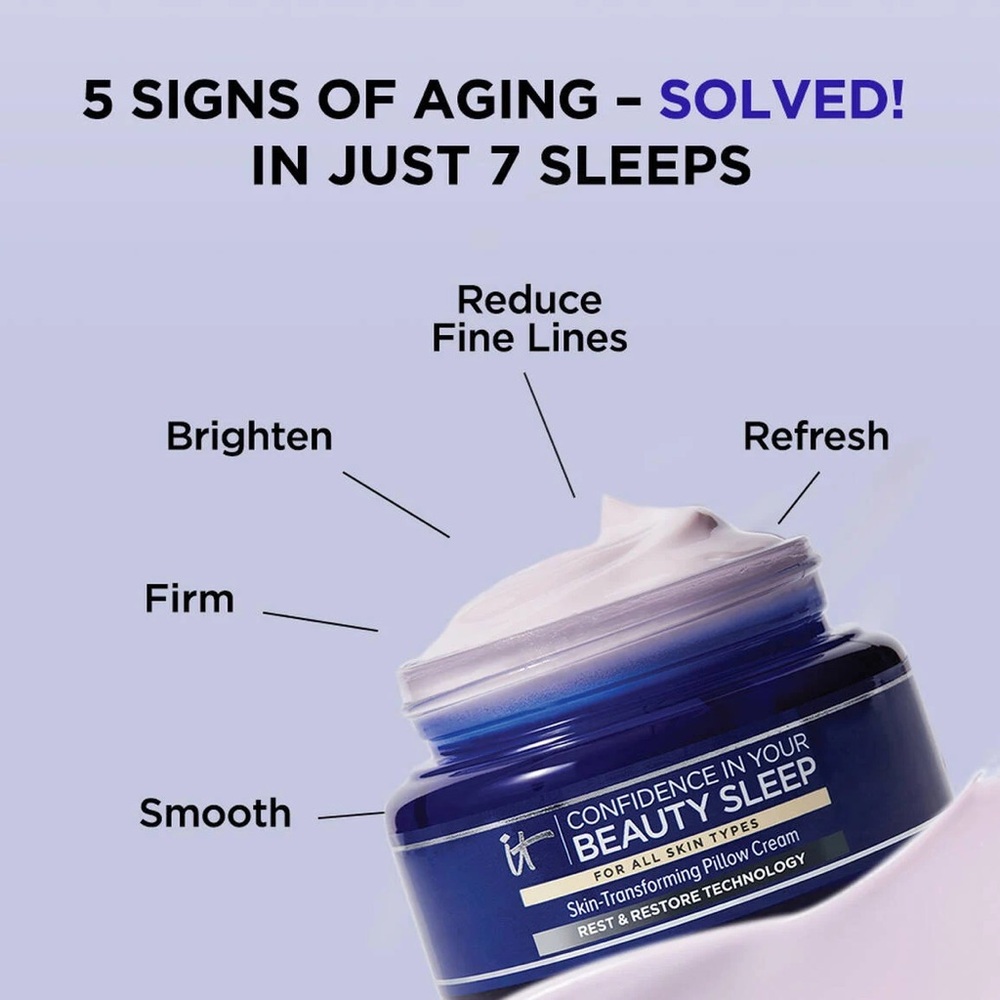 2oz IT COSMETICS CONFIDENCE IN YOUR BEAUTY SLEEP NIGHT CREAM